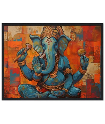 Tableau Abstrait Moderne de Ganesh - Mosaïque de Couleurs basket pas cher