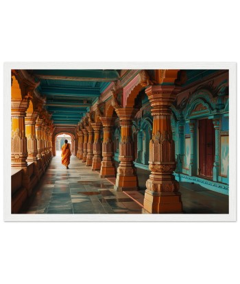 Corridor de Temple Hindou - Écho du Sacré est présent 