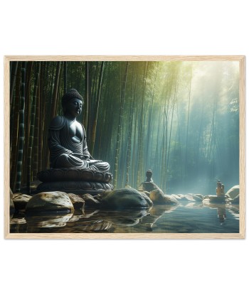 Tableau Zen du Bouddha en Forêt de Bambous - Sérénité Naturelle sélection de produits