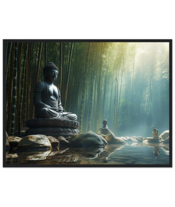 Tableau Zen du Bouddha en Forêt de Bambous - Sérénité Naturelle sélection de produits