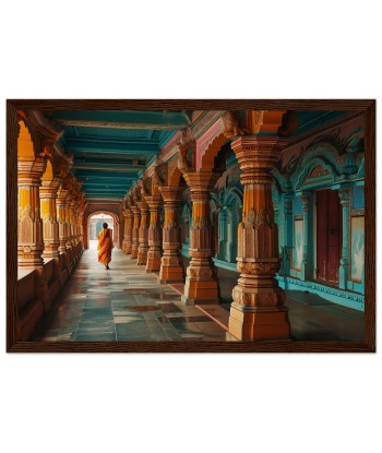 Corridor de Temple Hindou - Écho du Sacré est présent 