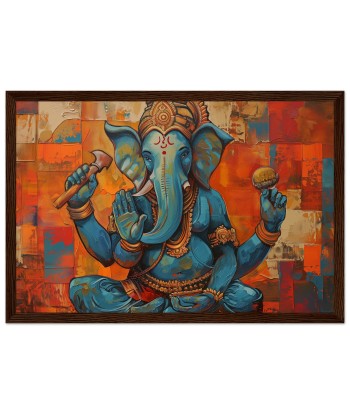 Tableau Abstrait Moderne de Ganesh - Mosaïque de Couleurs basket pas cher