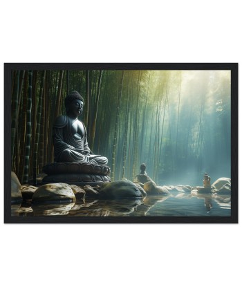 Tableau Zen du Bouddha en Forêt de Bambous - Sérénité Naturelle sélection de produits