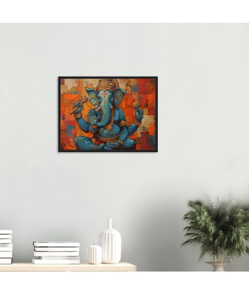 Tableau Abstrait Moderne de Ganesh - Mosaïque de Couleurs basket pas cher