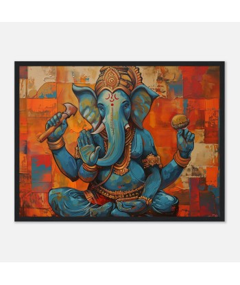 Tableau Abstrait Moderne de Ganesh - Mosaïque de Couleurs basket pas cher