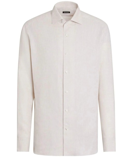 Pure Linen Long Sleeve Shirt france