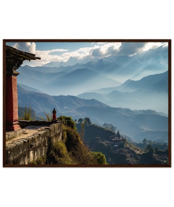 Photo Panorama de Namo Buddha - Sérénité Himalayenne des créatures d'habitude