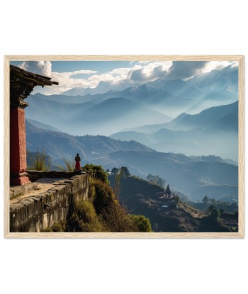 Photo Panorama de Namo Buddha - Sérénité Himalayenne des créatures d'habitude