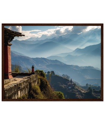 Photo Panorama de Namo Buddha - Sérénité Himalayenne des créatures d'habitude