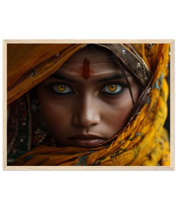 Photo Portrait Immersif - Regard d'une Femme Indienne Le MVP de beaucoup