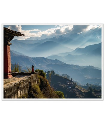 Photo Panorama de Namo Buddha - Sérénité Himalayenne des créatures d'habitude