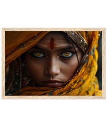 Photo Portrait Immersif - Regard d'une Femme Indienne Le MVP de beaucoup