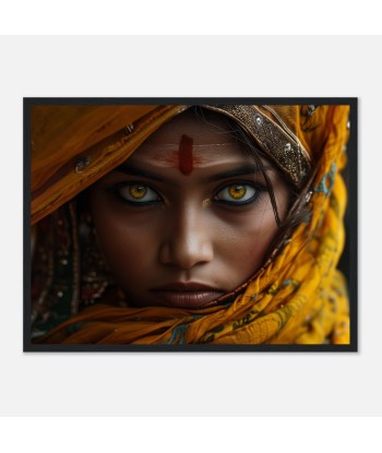 Photo Portrait Immersif - Regard d'une Femme Indienne Le MVP de beaucoup