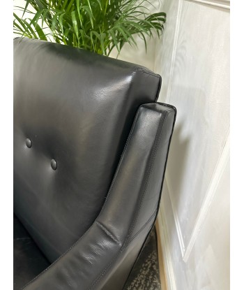 Fauteuil design cuir noir Economisez 