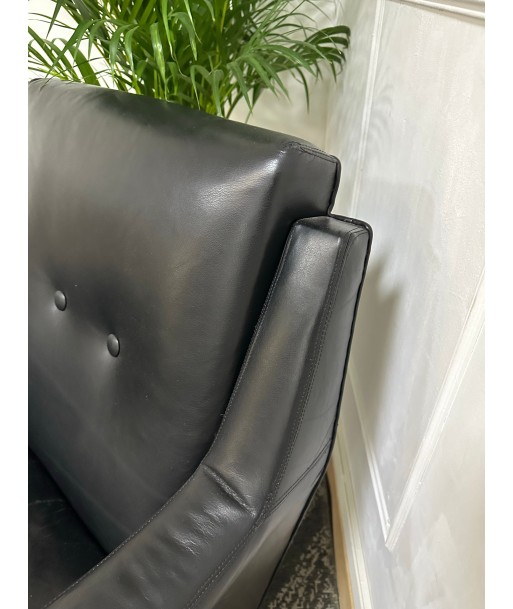 Fauteuil design cuir noir Economisez 