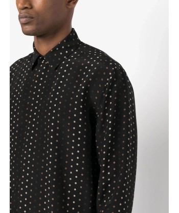 Polka Dot Print Shirt Pour