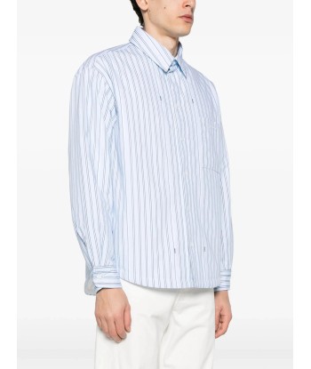 Pinstriped Padded Shirt pas cher 