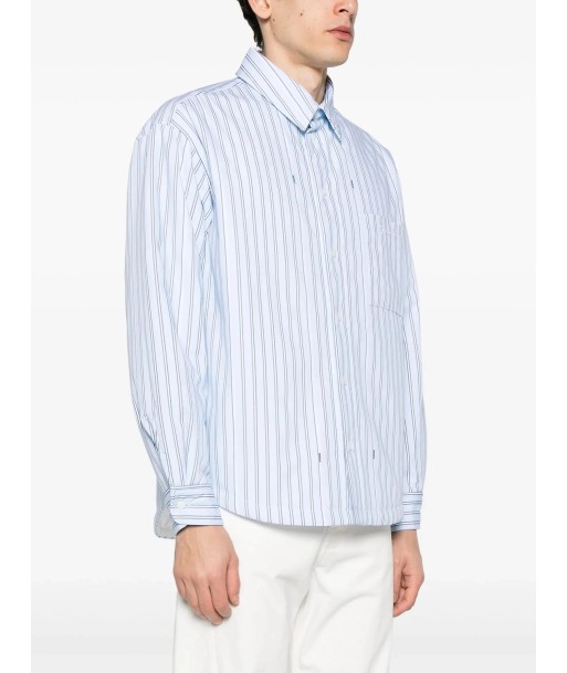 Pinstriped Padded Shirt pas cher 