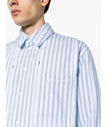 Pinstriped Padded Shirt pas cher 