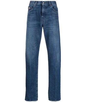 Straight Leg Mid Rise Jeans en stock