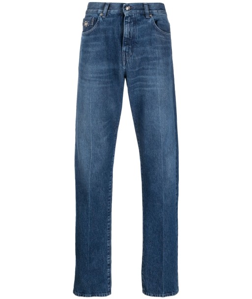 Straight Leg Mid Rise Jeans en stock