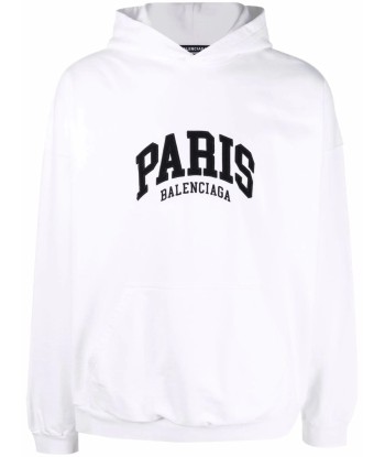 Paris Logo Embroidered Hoodie vous aussi creer 