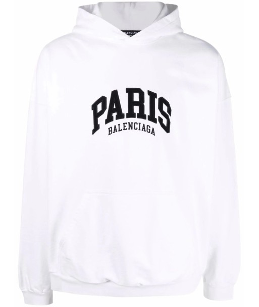 Paris Logo Embroidered Hoodie vous aussi creer 