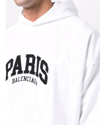 Paris Logo Embroidered Hoodie vous aussi creer 