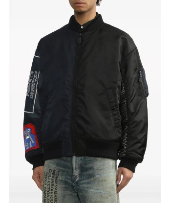 Panelled Bomber Jacket la colonne vertébrale