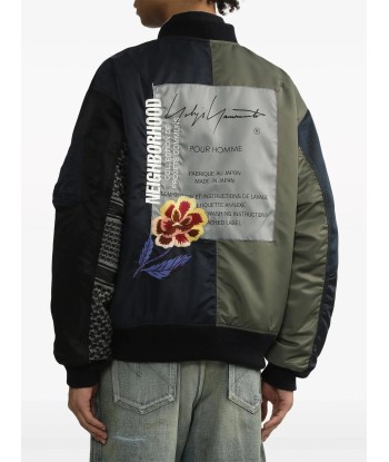 Panelled Bomber Jacket la colonne vertébrale