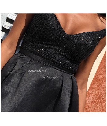 ROBE DE SOIRÉE MODÈLE ESTRELLA NOIR Le MVP de beaucoup