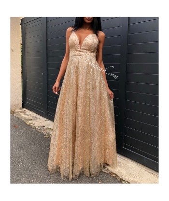 ROBE DE SOIRÉE MODÈLE ARAYA OR Comparez plus de prix