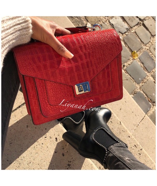 Sac Cuir PETIT Modèle EVYA ROUGE Comment ça marche