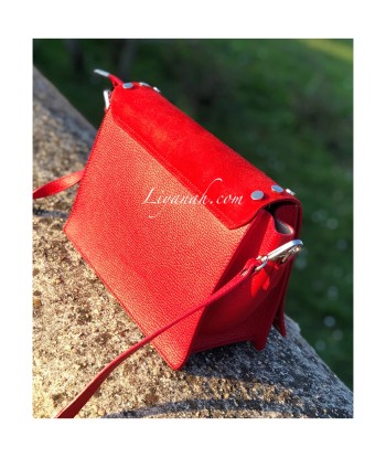 Sac Cuir Modèle ACYA ROUGE destockage