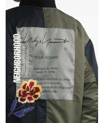 Panelled Bomber Jacket la colonne vertébrale