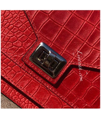 Sac Cuir PETIT Modèle EVYA ROUGE Comment ça marche