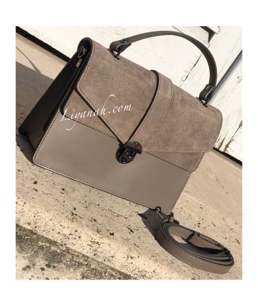 Sac Cuir Modèle LAYARA TAUPE du meilleur 