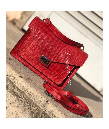 Sac Cuir PETIT Modèle EVYA ROUGE Comment ça marche