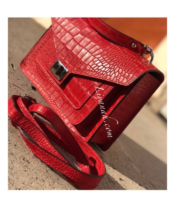 Sac Cuir PETIT Modèle EVYA ROUGE Comment ça marche