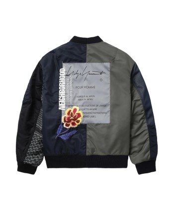 Panelled Bomber Jacket la colonne vertébrale