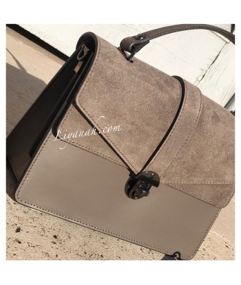 Sac Cuir Modèle LAYARA TAUPE du meilleur 