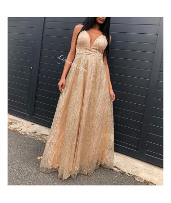 ROBE DE SOIRÉE MODÈLE ARAYA OR Comparez plus de prix