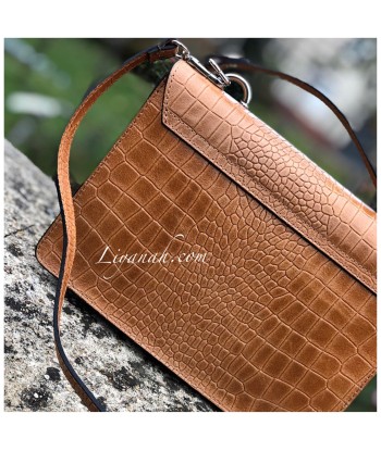 Sac Cuir PETIT Modèle EVYA CAMEL le des métaux précieux