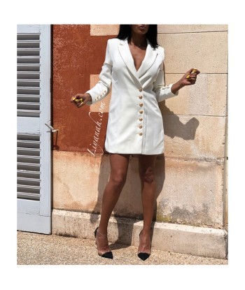 Robe Blazer Modèle LOUARA BLANC shop