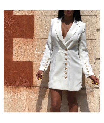 Robe Blazer Modèle LOUARA BLANC shop