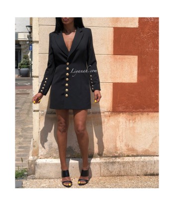 Robe Blazer Modèle LOUARA NOIR votre restaurant rapide dans 