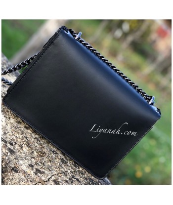 Sac Cuir Modèle LEYARA NOIR PERLES 2 - 3 jours ouvrés.