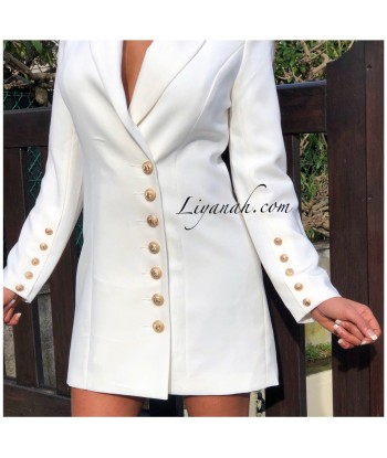 Robe Blazer Modèle LOUARA BLANC shop