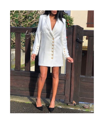 Robe Blazer Modèle LOUARA BLANC shop