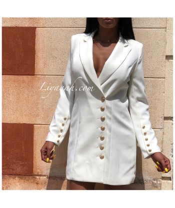 Robe Blazer Modèle LOUARA BLANC shop